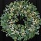 22 inch Artificial Summer Wreath for Front Door Evergreen Eucalyptus Decoration Wreath with Berries Home Party Indoor Outdoor All Season Decor